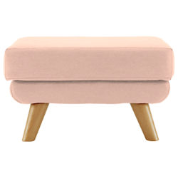 G Plan Vintage The Fifty Five Footstool Brush Rose